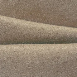 Rideau Thermique suédine doublé Polaire 140x180cm, Prêt à Poser Spécial petite hauteur, Taupe
