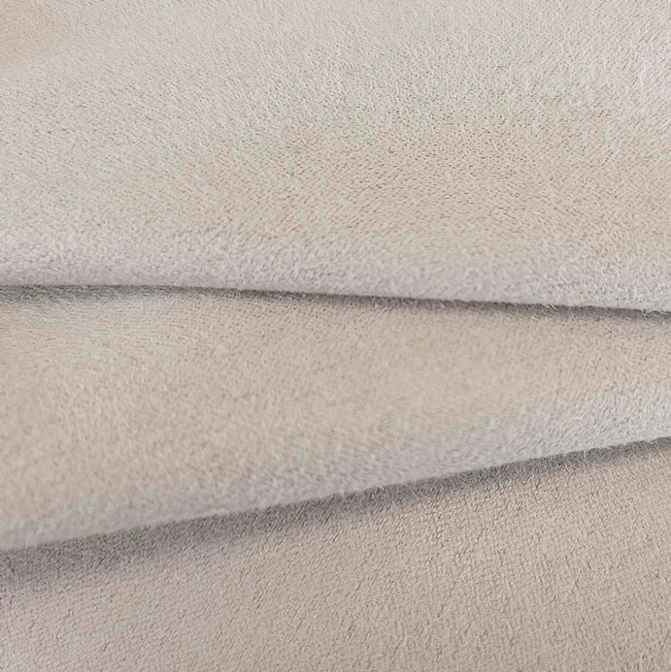 Rideau Thermique suédine doublé Polaire 140x180cm, Prêt à Poser Spécial petite hauteur, Beige