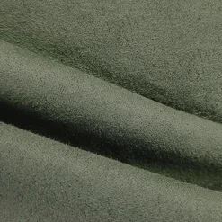 Rideau Thermique suédine doublé Polaire 140x240cm, Prêt a Poser, Kaki