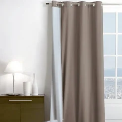 Rideau thermique été déperlant (140x250 cm - Taupe)