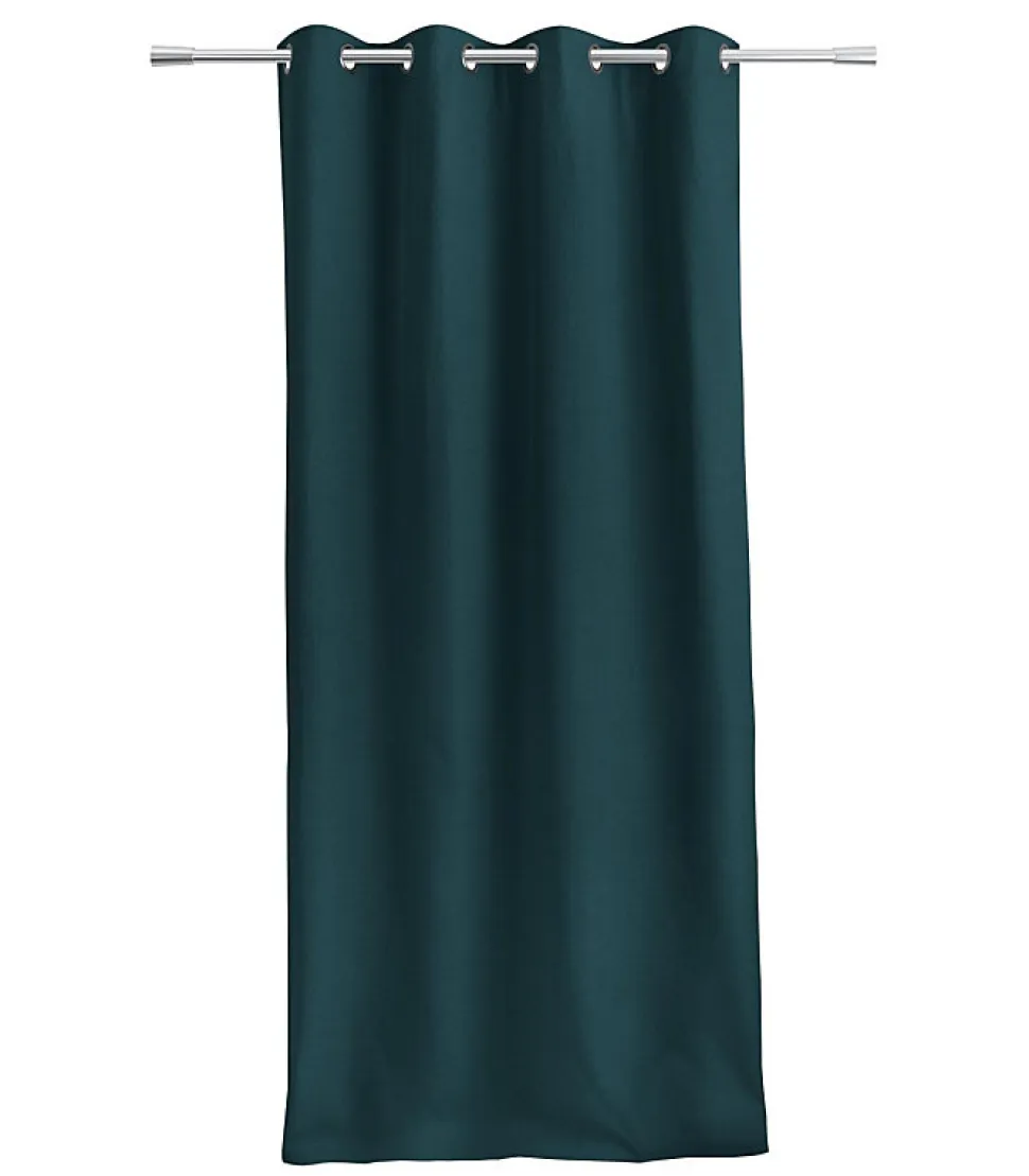 Rideau thermique 140x250cm 1er prix "Gaston" - 140x250cm - Bleu canard