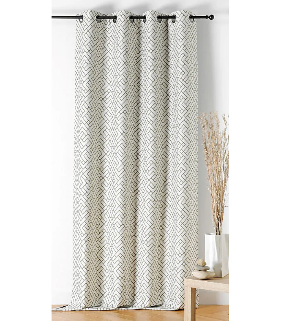 Rideau Thermiques Isolant "Artica" - 140x240cm - Vert olive