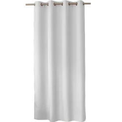 Rideau Uni "Basic" 140 x 240 cm - 140x240cm - Blanc
