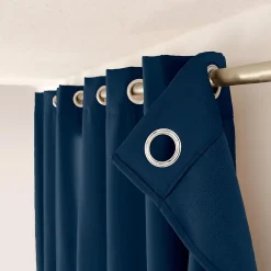 Rideau uni isolant et thermique (140x180 cm - Bleu Marine)