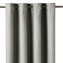 Rideau uni Milone 260 x 140 cm GoodHome gris clair