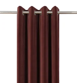 Rideau Velvet Valgreta bordeaux l.140 x H.260 cm