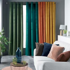 Rideau Velvetine - 140 x 280 Kaki Douceur d'Intérieur