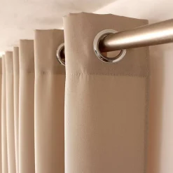 Rideau Zoé aspect voile de coton - 140 x 240 cm