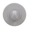 Rosace de fonction rond à visser à condamnation Duod acier mat blanc Ø52mm