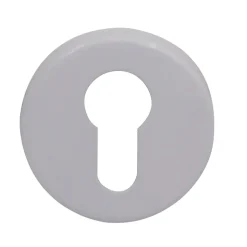 Rosace de fonction rond à visser Duod acier mat blanc Ø52mm