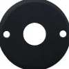 Rosace ronde acier noire - Bec de cane - Brionne