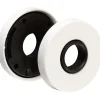 Rosace ronde blanche - Bec de cane - Arcolor 232 et 710 - La paire - Vachette