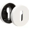 Rosace ronde blanche - Clé L - Arcolor 232 et 710 - La paire - Vachette