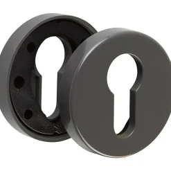 Rosace ronde gris foncé - Clé I - ZD92F - La paire - Normbau