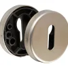 Rosace ronde inox - Clé L - LC - La paire - Vachette