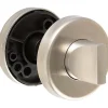 Rosace ronde inox satiné - Condamnation à voyant - Linox - La paire - Vachette