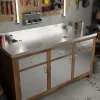 Rouleau adhésif aluminium au mètre - revêtement mural meuble de protection auto-adhésif étanche - 60cmx3m