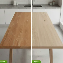 Rouleau adhésif bois chêne clair au mètre - Autocollants Revêtement Adhésif Cuisine Meubles Salle de bain - 60cmx3m