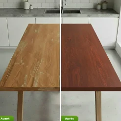 Rouleau adhésif bois noyer foncé au mètre - Autocollants Revêtement Adhésif Cuisine Meubles Salle de bain - 60cmx3m