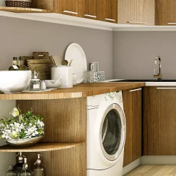 Rouleau adhésif décoratif Vinyle au Mètre - Sticker Lavable Imperméable Mur Cuisine Meubles - 60cmx6m - Taupe
