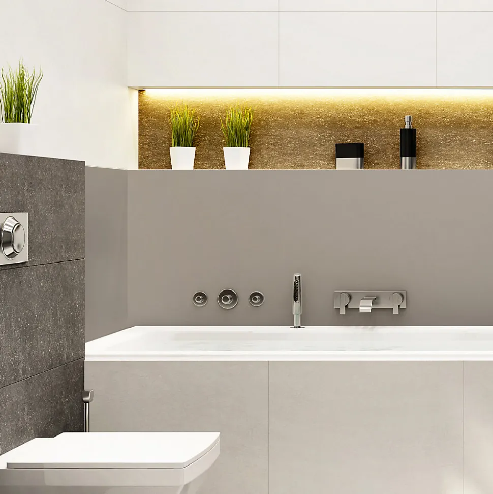 Rouleau adhésif décoratif Vinyle au Mètre - Sticker Lavable Imperméable Mur Cuisine Meubles - 60cmx6m - Taupe