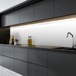 Rouleau adhésif décoratif Vinyle au Mètre - Sticker Lavable Imperméable Mur Cuisine Meubles - 60cmx2m - Blanc
