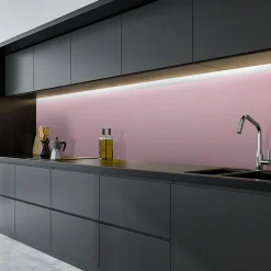 Rouleau adhésif décoratif Vinyle au Mètre - Sticker Lavable Imperméable Mur Cuisine Meubles - 60cmx8m - Rose poudre