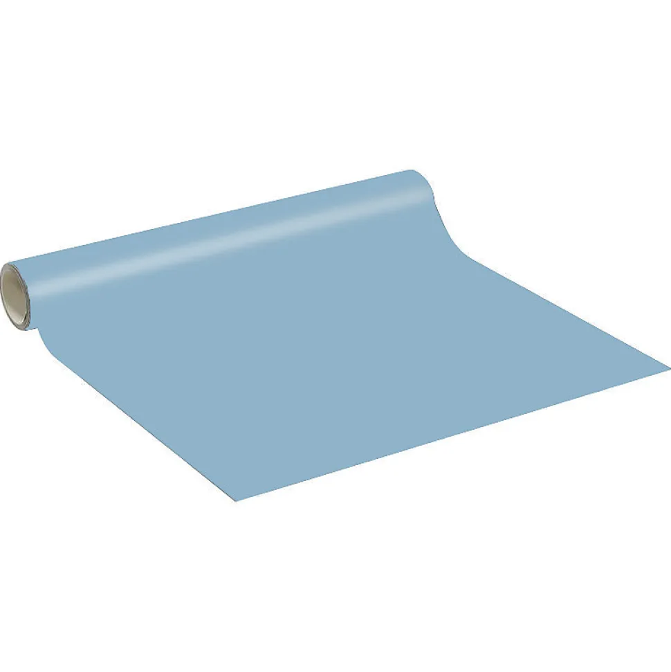 Rouleau adhésif décoratif Vinyle au Mètre - Sticker Lavable Imperméable Mur Cuisine Meubles - 60cmx1m - Bleu poudre