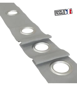 Rouleau 20M Bande à Oeillets nickel - Fixation Facile