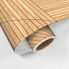 Rouleau revêtement adhésif vinyle au mètre - Sticker mural panneau de bois - TESSELLA - 60x100cm