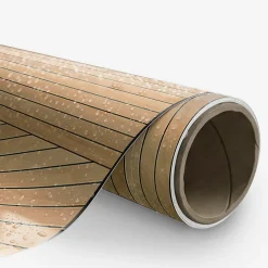 Rouleau revêtement adhésif vinyle au mètre - Sticker mural panneau de bois - TESSELLA - 60x100cm