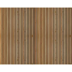Rouleau revêtement adhésif vinyle au mètre - Sticker mural tête de lit - LATTES DE BOIS CONTEMPORAINES - 120x160cm