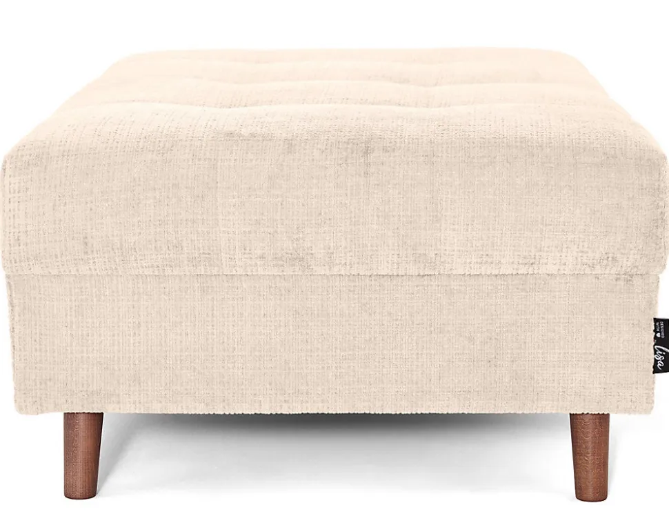 Rune - pouf en velours texturé - Lisa Design
