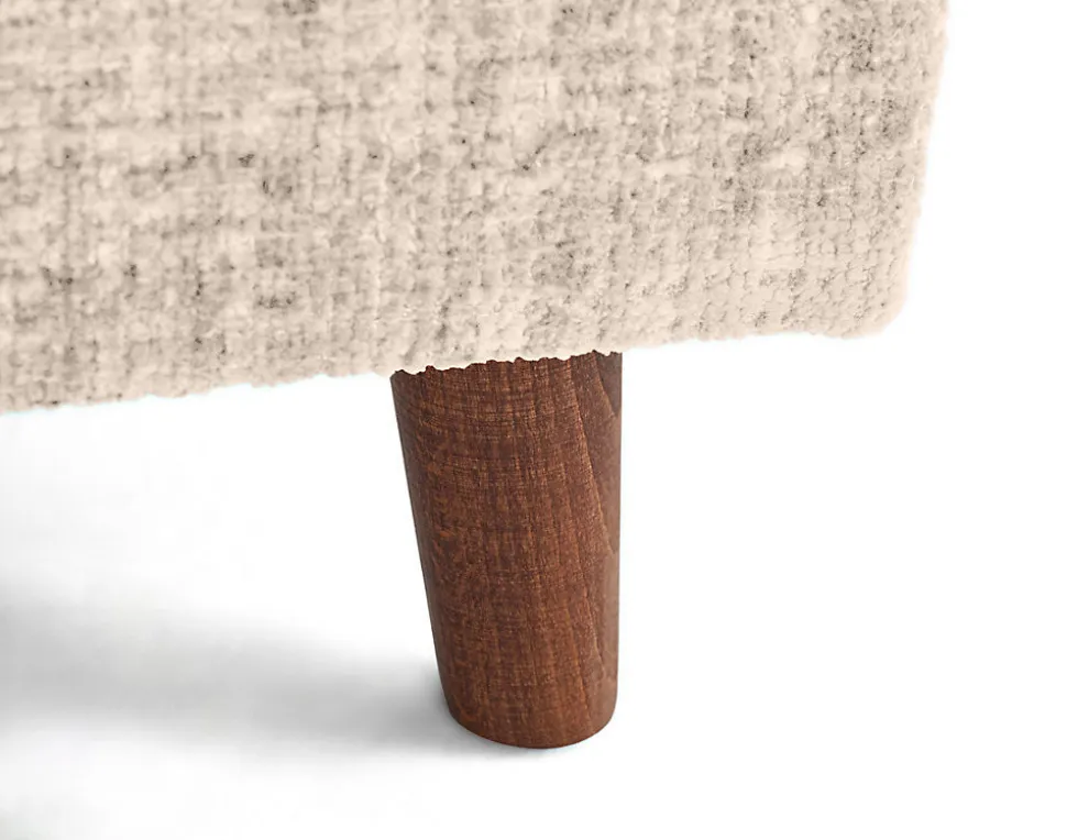 Rune - pouf en velours texturé - Lisa Design