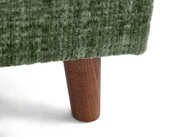 Rune - pouf en velours texturé - Lisa Design