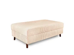 Rune - pouf modulable - en velours côtelé - Lisa Design