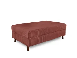 Rune - pouf modulable - en velours côtelé - Lisa Design