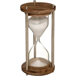 Sablier - métal et verre - H15 cm - Atmosphera