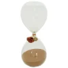 Sablier Belli H.20cm verre assorti- Marron- Atmosphera