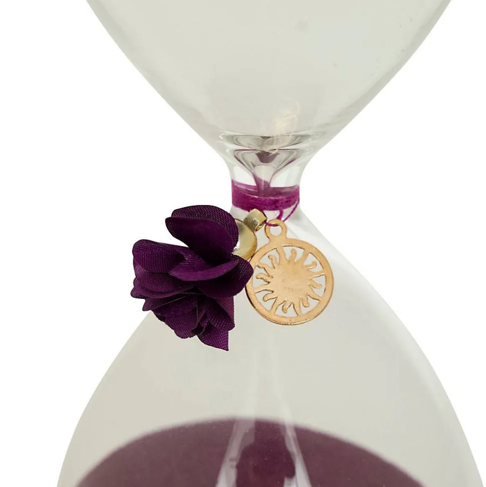 Sablier Belli H.20cm verre assorti- Marron- Atmosphera
