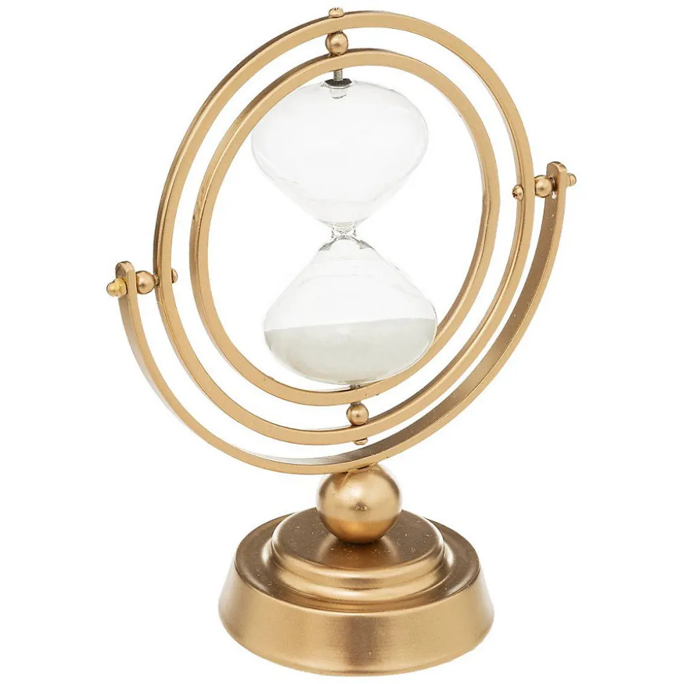 Sablier déco Bota - métal et verre - doré - H23 cm - Atmosphera