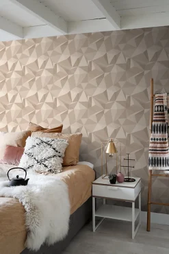 Sanders & Sanders papier peint graphique 3D beige - 50 x 900 cm - 935272