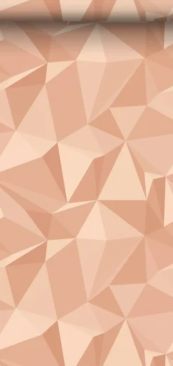Sanders & Sanders papier peint graphique 3D rose terracotta - 50 x 900 cm - 935273