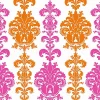 Sanders & Sanders papier peint baroque rose et orange - 53 cm x 10.05 m - 935222