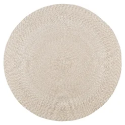 SAO - Tapis Tressé Rond 180cm Coloris Sable