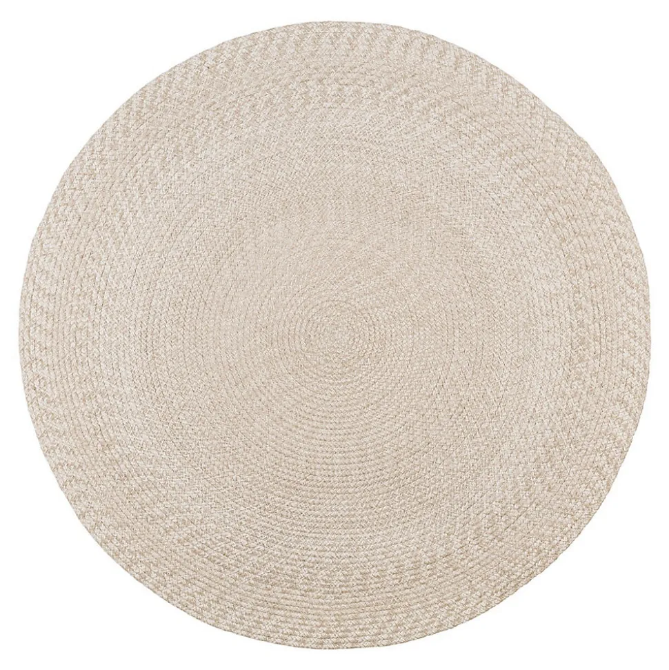 SAO - Tapis Tressé Rond 180cm Coloris Sable