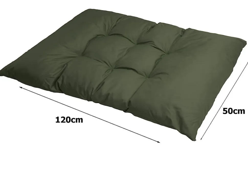 Set 7 coussins palette assises 120x50 dossiers + 120x40 kit coussins canapé de jardin Vert coussins pour mobilier de jardin