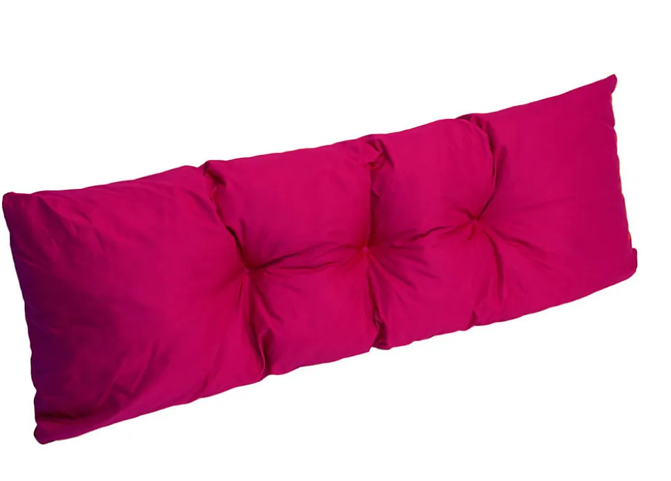 Set coussins pour palettes 120x60 cm, housse d'assise amovible, coussins de dossier matelassés 120x50 cm Rose coussins palettes