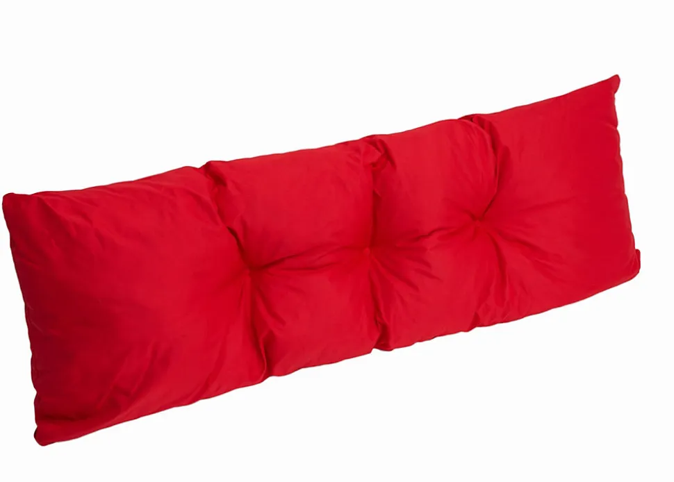 Set coussins pour palettes 120x60 cm, housse d'assise amovible, coussins de dossier matelassés 120x40 cm Rouge coussins palettes