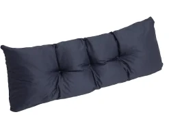Set coussins pour palettes 120x50 cm, housse d'assise amovible, coussins de dossier matelassés 120x50 cm Bleu coussins palettes